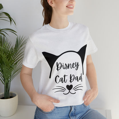 Disney Cat Dad Unisex Jersey Short Sleeve Tee