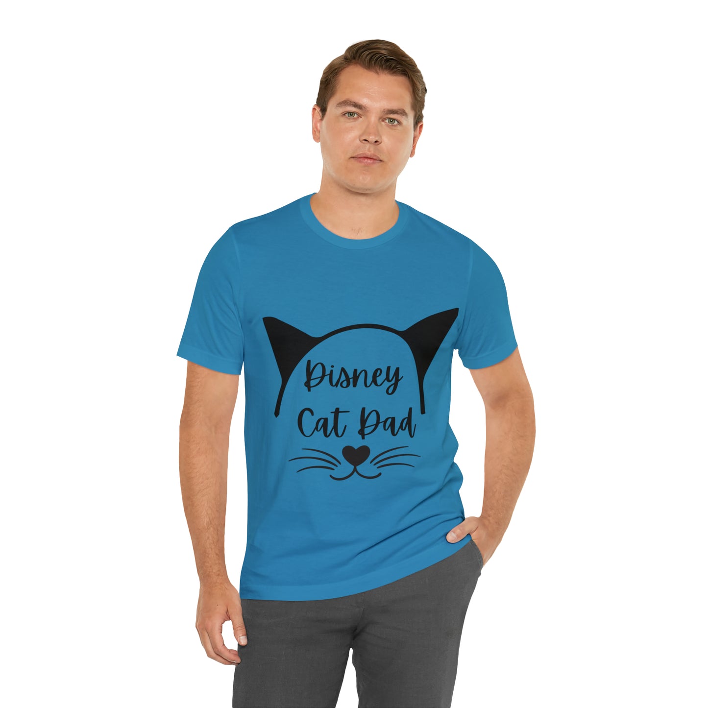 Disney Cat Dad Unisex Jersey Short Sleeve Tee