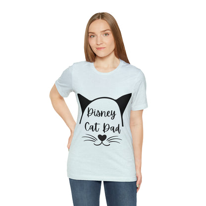 Disney Cat Dad Unisex Jersey Short Sleeve Tee
