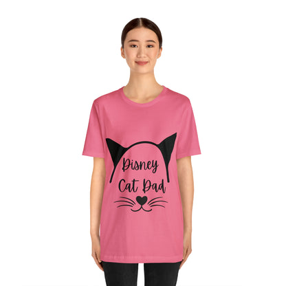 Disney Cat Dad Unisex Jersey Short Sleeve Tee