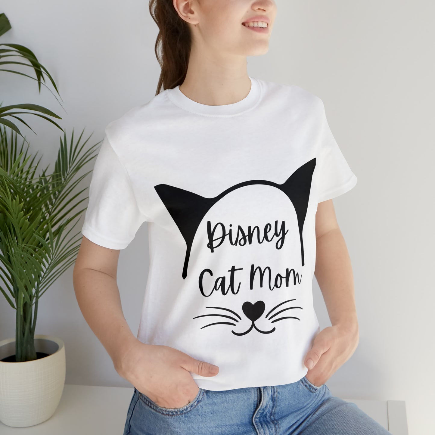 Disney Cat Mom Unisex Jersey Short Sleeve Tee