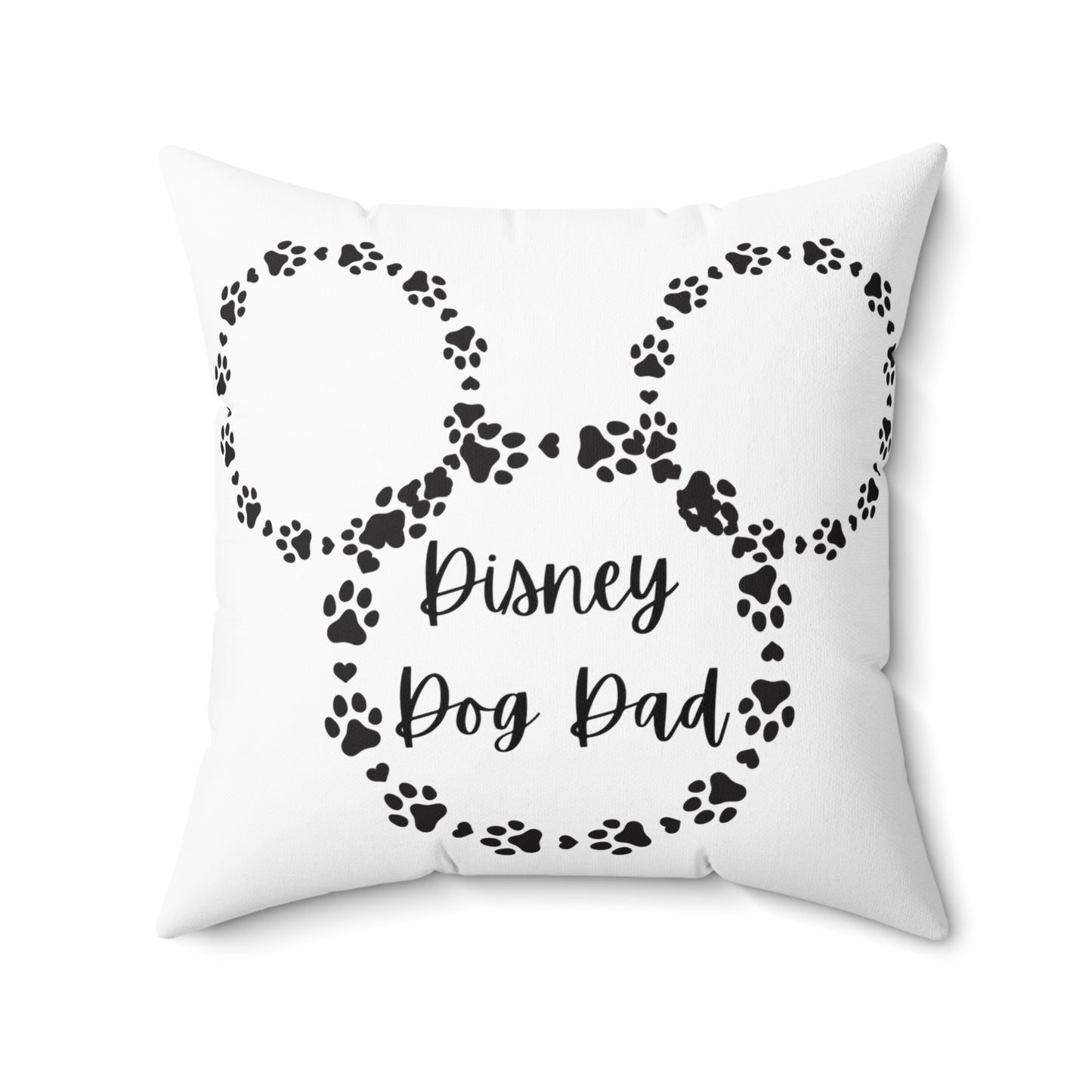 Disney Dog Dad Spun Polyester Square Pillow