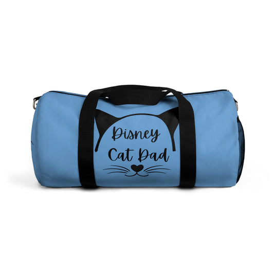 Light Blue Disney Cat Dad Duffel Bag