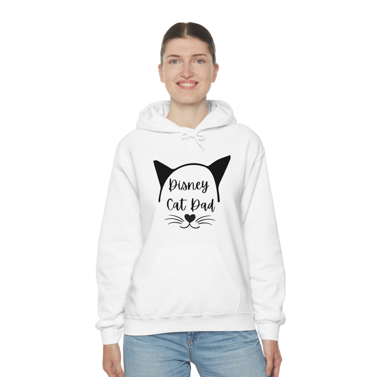 Disney Cat Dad Unisex Heavy Blend™ Hooded Sweatshirt