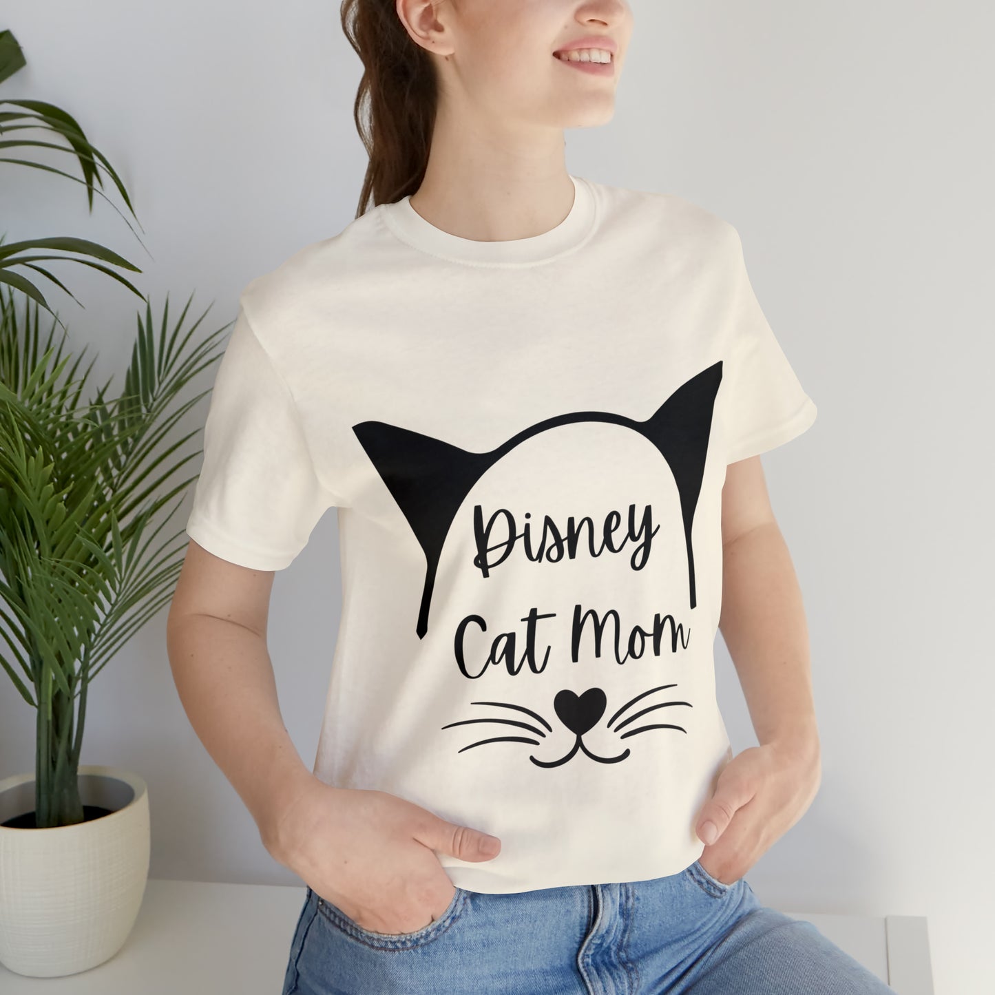 Disney Cat Mom Unisex Jersey Short Sleeve Tee