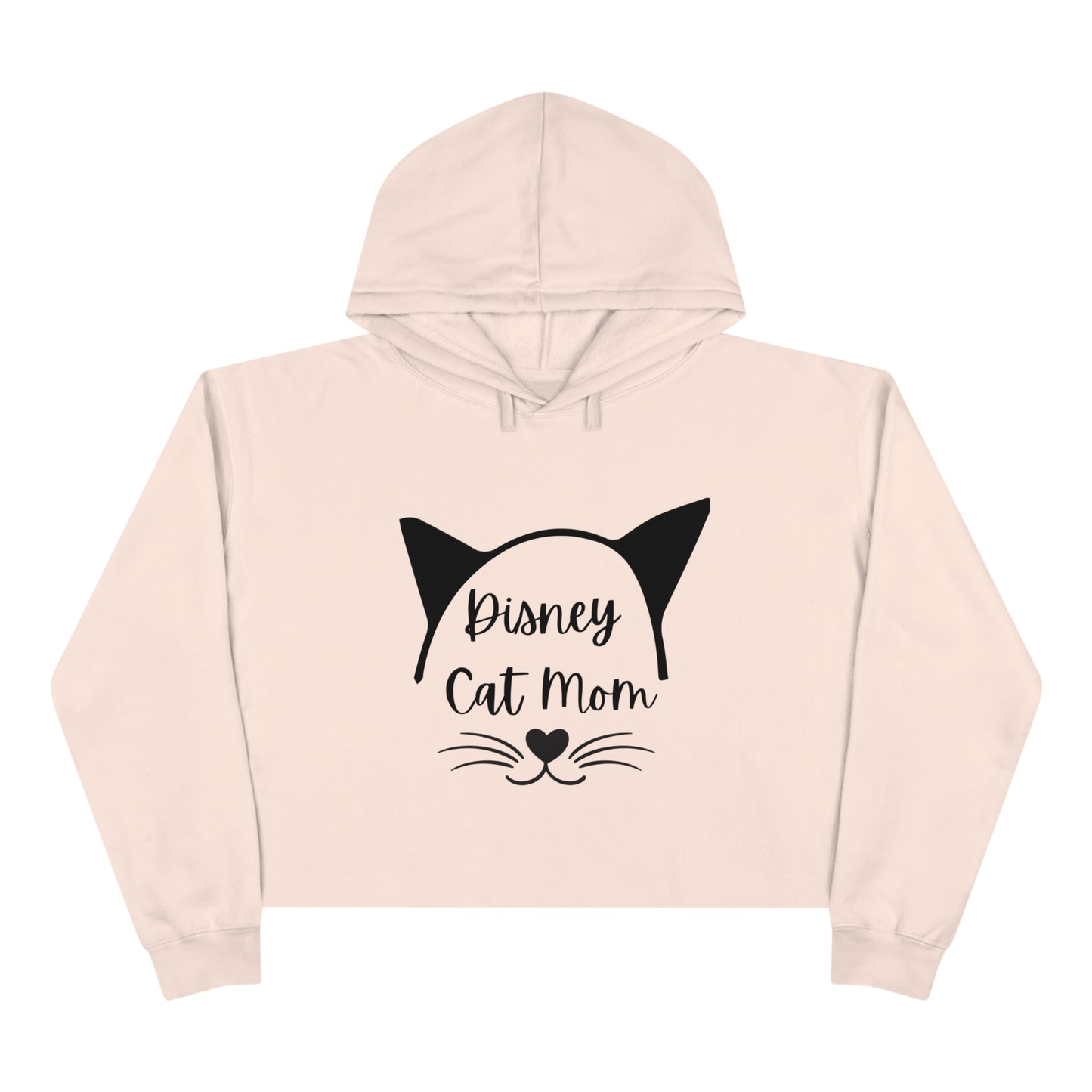 Disney Cat Mom Crop Hoodie