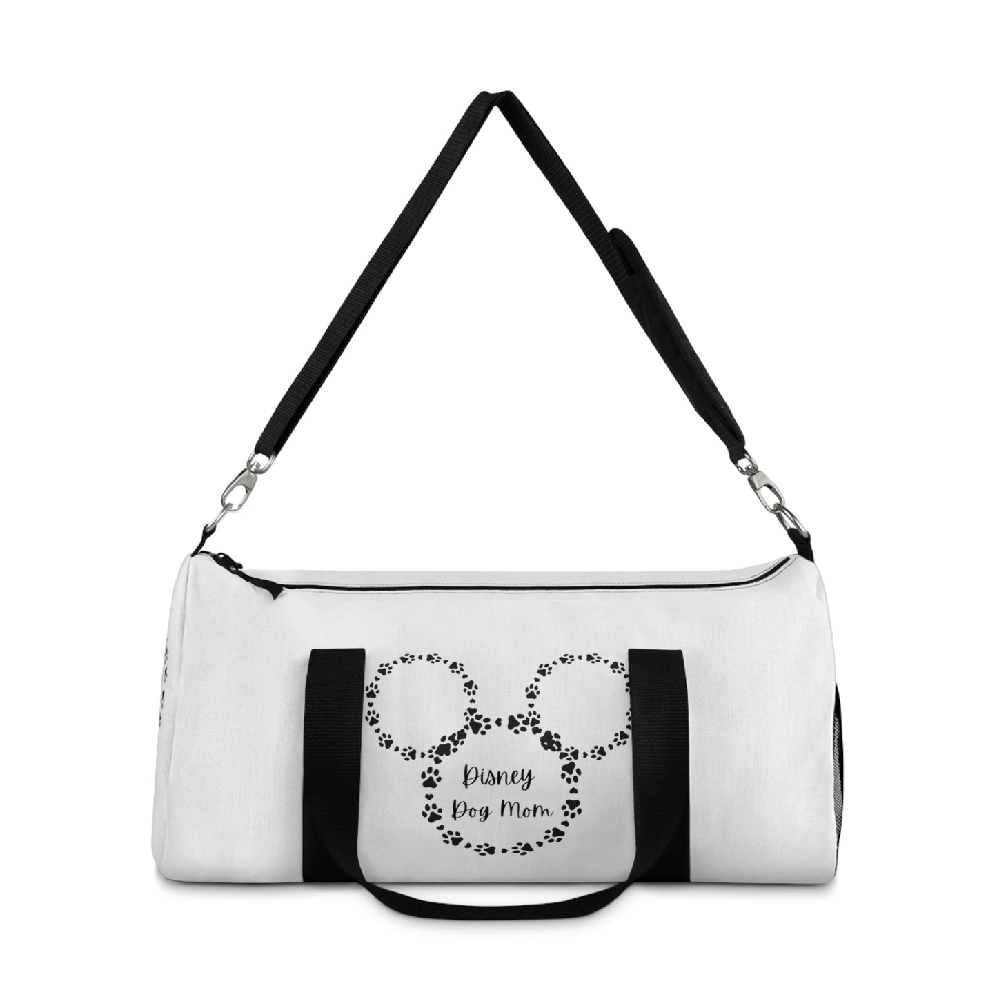 White Disney Dog Mom Duffel Bag