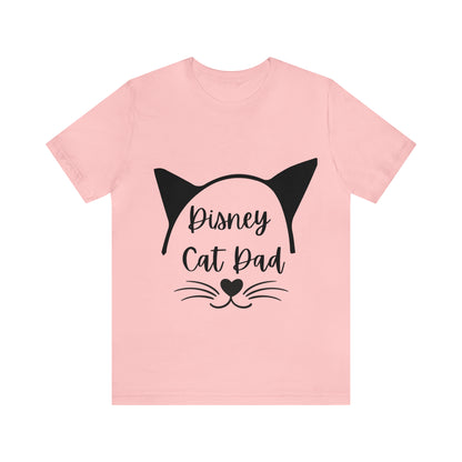 Disney Cat Dad Unisex Jersey Short Sleeve Tee