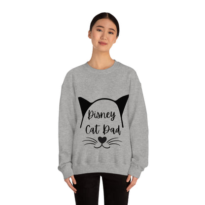 Disney Cat Dad Unisex Heavy Blend™ Crewneck Sweatshirt