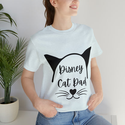 Disney Cat Dad Unisex Jersey Short Sleeve Tee