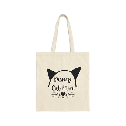 Disney Cat Mom Cotton Canvas Tote Bag