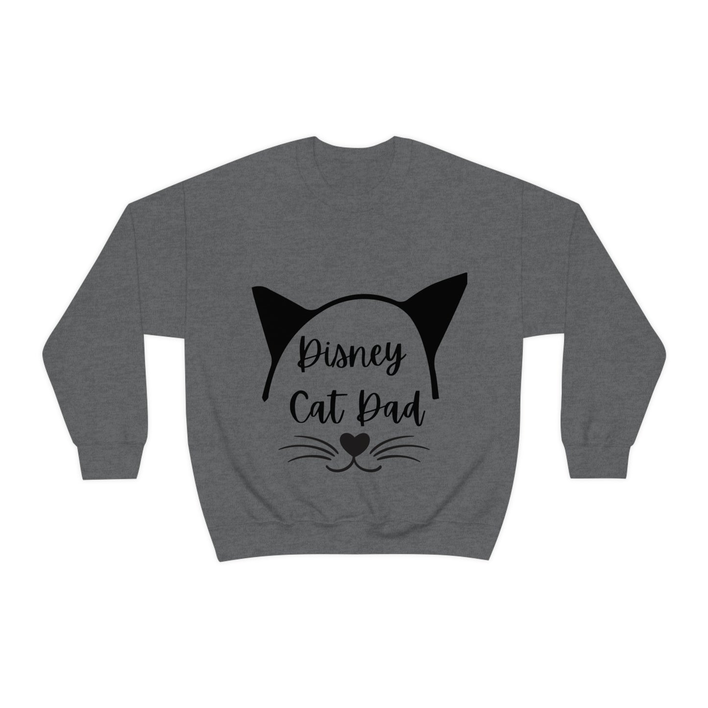 Disney Cat Dad Unisex Heavy Blend™ Crewneck Sweatshirt