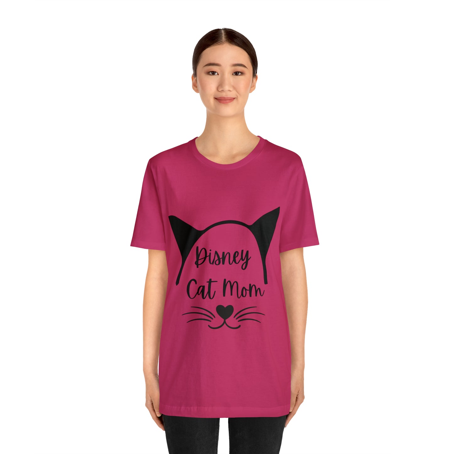 Disney Cat Mom Unisex Jersey Short Sleeve Tee
