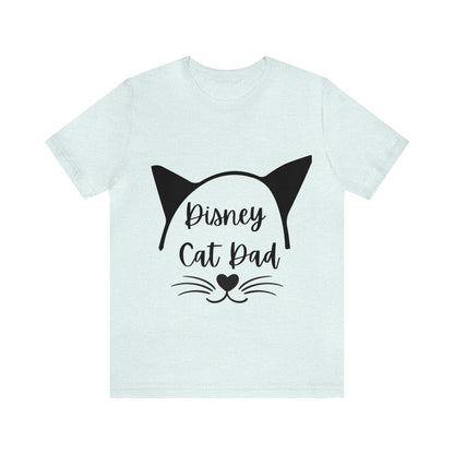 Disney Cat Dad Unisex Jersey Short Sleeve Tee