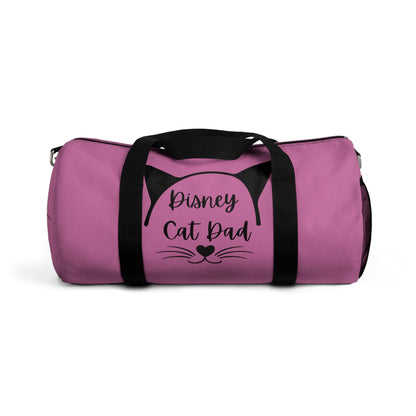 Light Pink Disney Cat Dad Duffel Bag