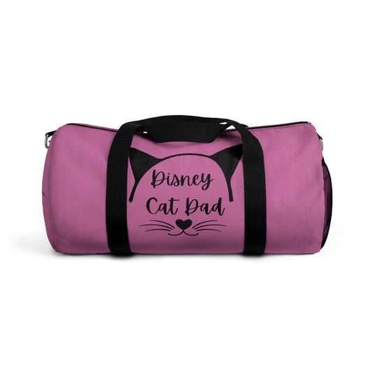 Light Pink Disney Cat Dad Duffel Bag
