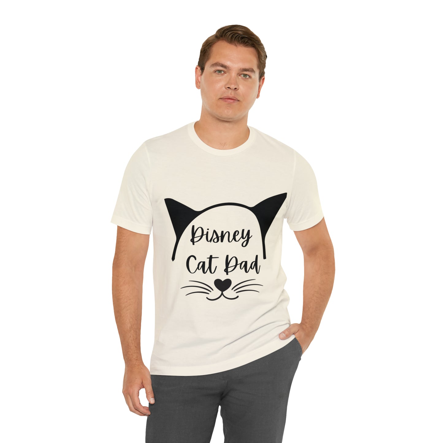 Disney Cat Dad Unisex Jersey Short Sleeve Tee