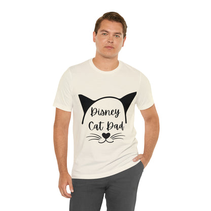 Disney Cat Dad Unisex Jersey Short Sleeve Tee