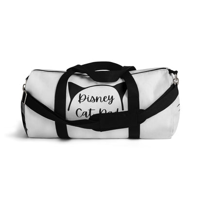 White Disney Cat Dad Duffel Bag