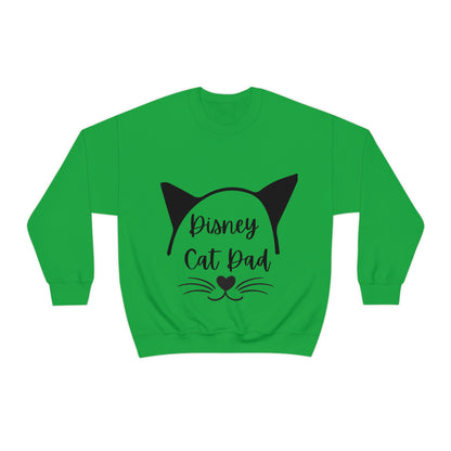 Disney Cat Dad Unisex Heavy Blend™ Crewneck Sweatshirt