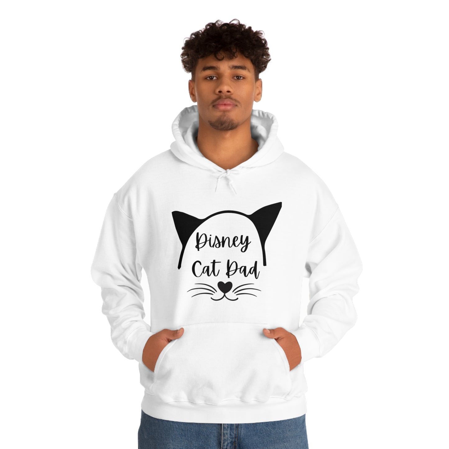 Disney Cat Dad Unisex Heavy Blend™ Hooded Sweatshirt