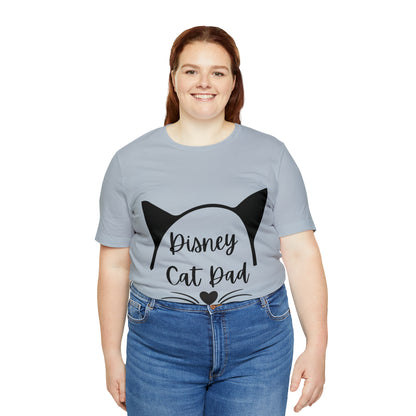 Disney Cat Dad Unisex Jersey Short Sleeve Tee
