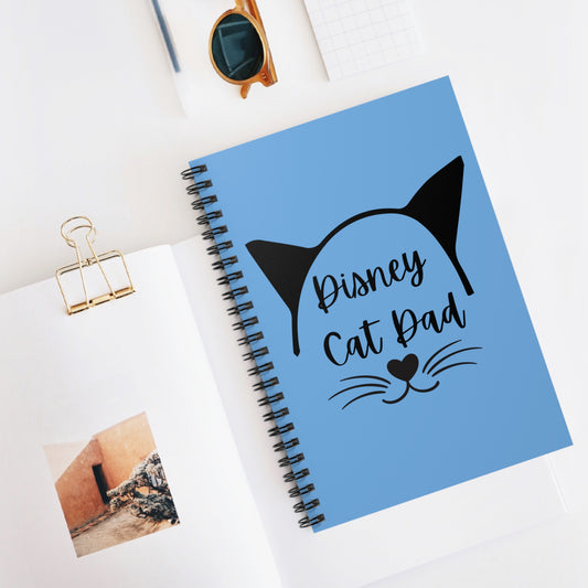 Disney Cat Dad Spiral Notebook - Ruled Line