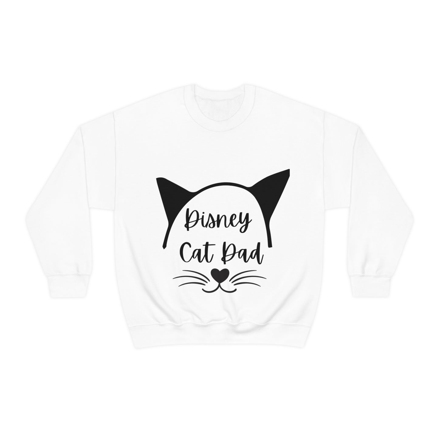 Disney Cat Dad Unisex Heavy Blend™ Crewneck Sweatshirt