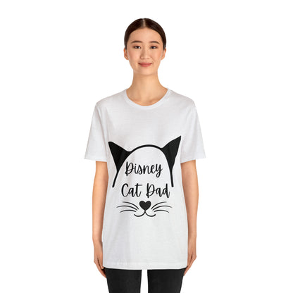 Disney Cat Dad Unisex Jersey Short Sleeve Tee