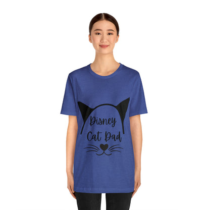 Disney Cat Dad Unisex Jersey Short Sleeve Tee