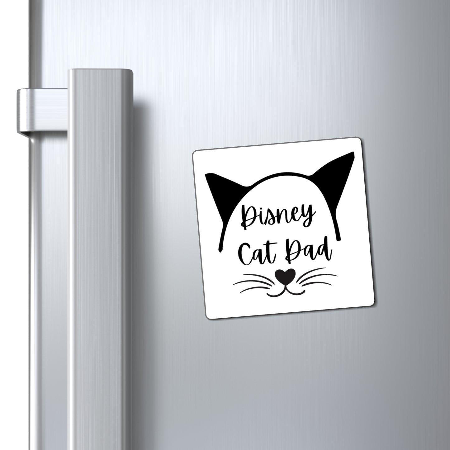 Disney Cat Dad Square Magnets