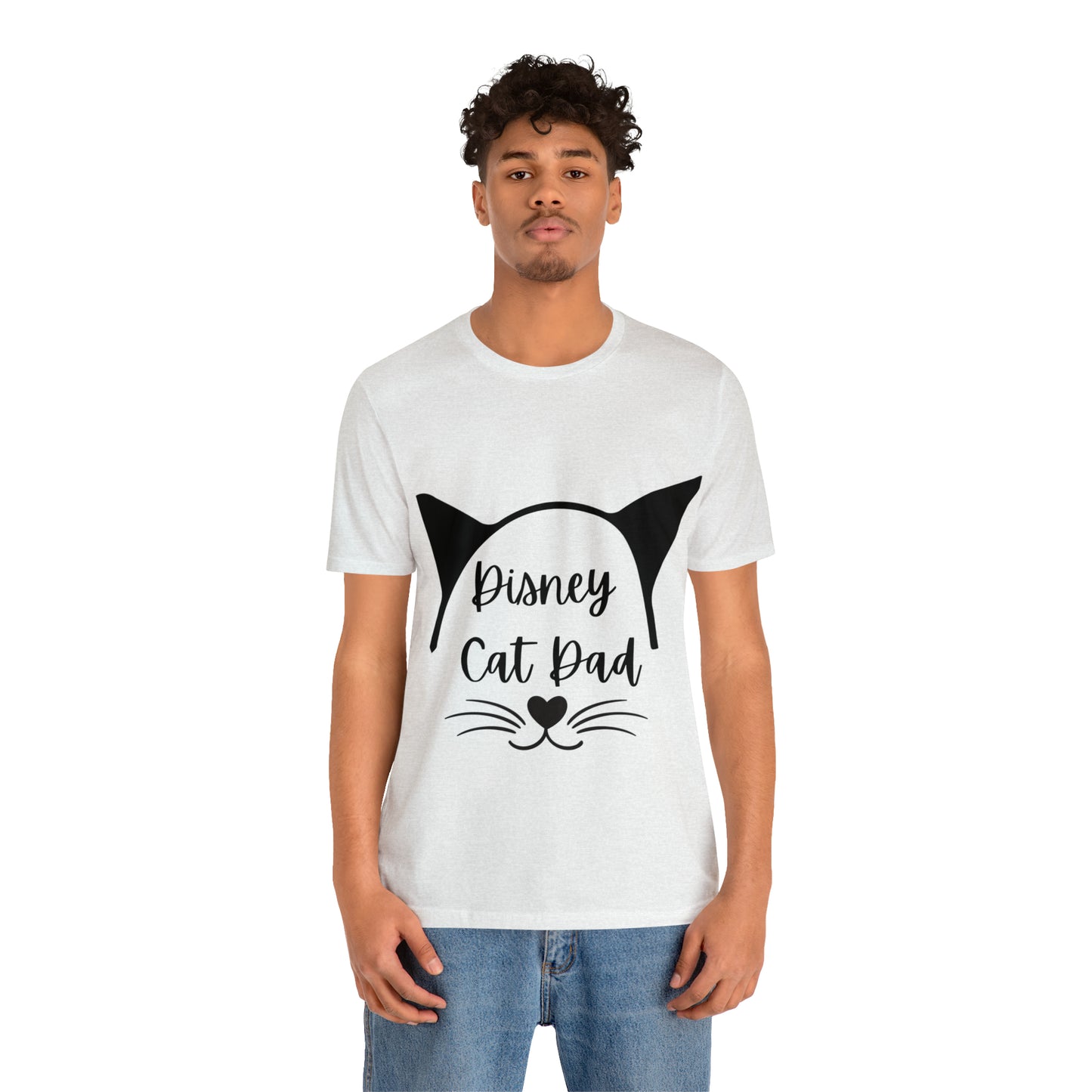 Disney Cat Dad Unisex Jersey Short Sleeve Tee