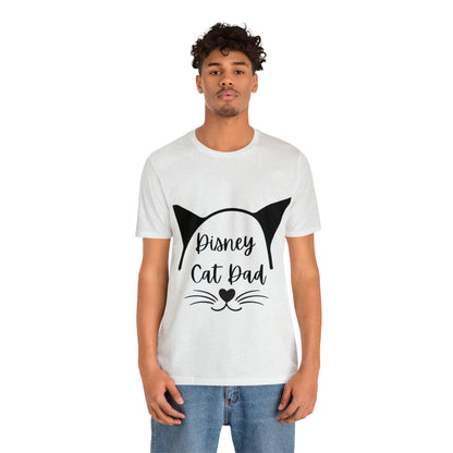 Disney Cat Dad Unisex Jersey Short Sleeve Tee
