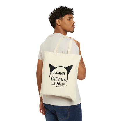 Disney Cat Mom Cotton Canvas Tote Bag