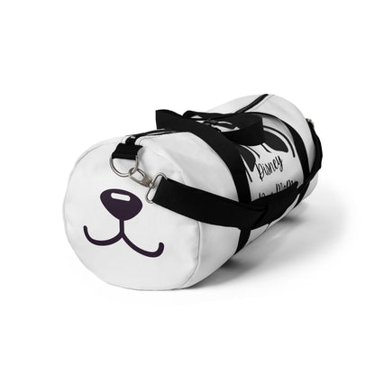 White Disney Dog Mom Duffel Bag V2