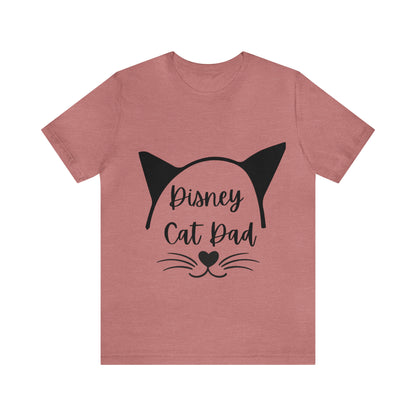 Disney Cat Dad Unisex Jersey Short Sleeve Tee