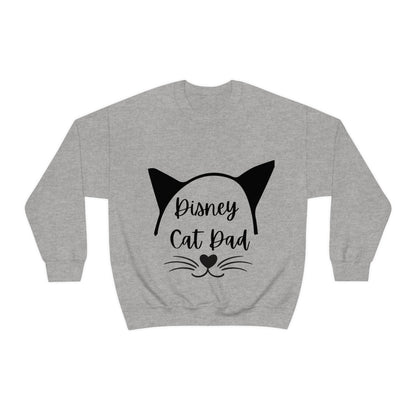 Disney Cat Dad Unisex Heavy Blend™ Crewneck Sweatshirt