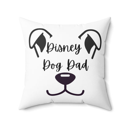 Disney Dog Dad Spun Polyester Square Pillow V3