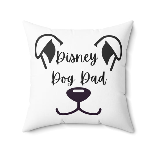 Disney Dog Dad Spun Polyester Square Pillow V3
