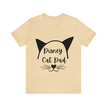 Disney Cat Dad Unisex Jersey Short Sleeve Tee