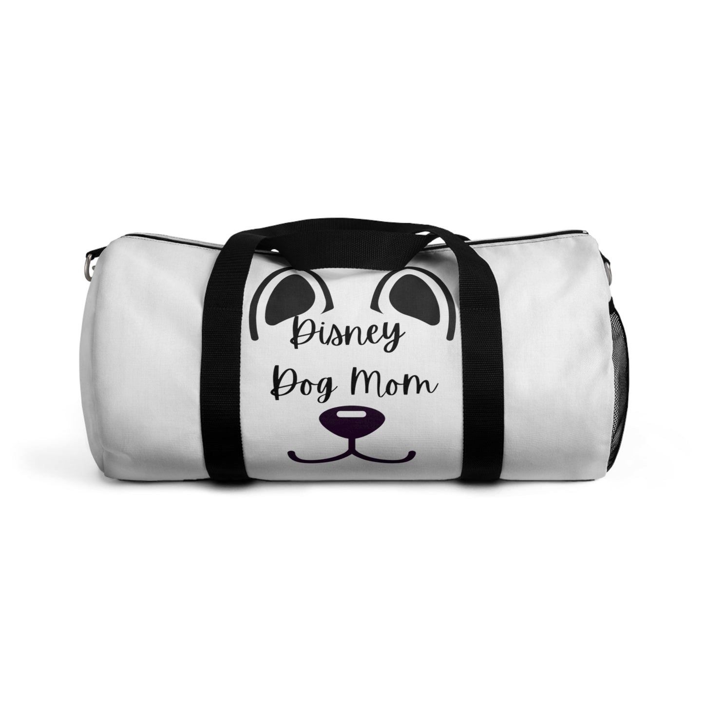 White Disney Dog Mom Duffel Bag V2