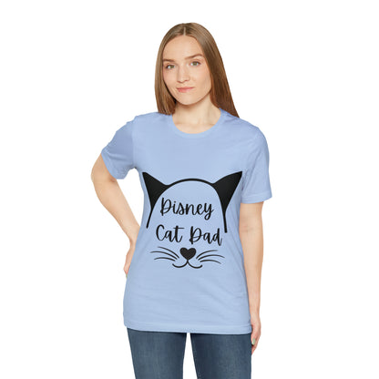 Disney Cat Dad Unisex Jersey Short Sleeve Tee