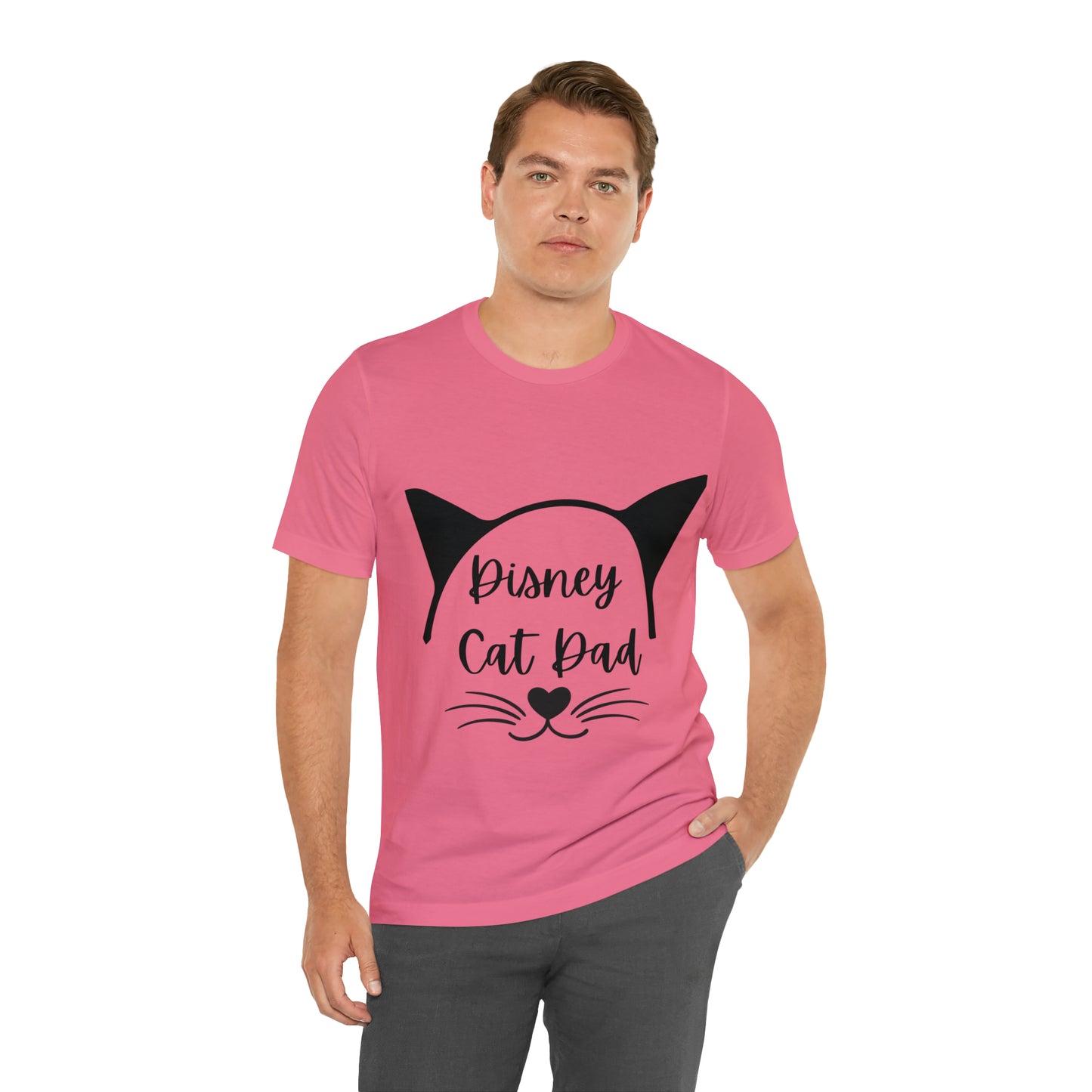 Disney Cat Dad Unisex Jersey Short Sleeve Tee