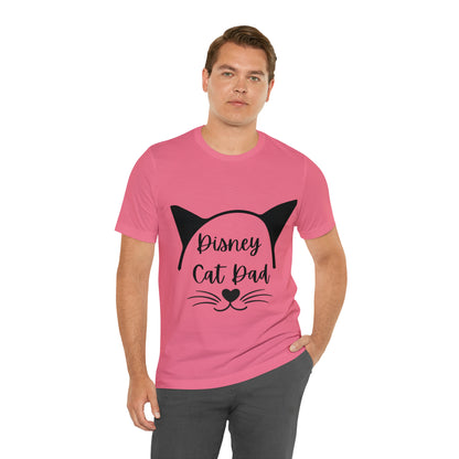 Disney Cat Dad Unisex Jersey Short Sleeve Tee