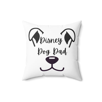 Disney Dog Dad Spun Polyester Square Pillow V3