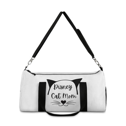 White Disney Cat Mom Duffel Bag