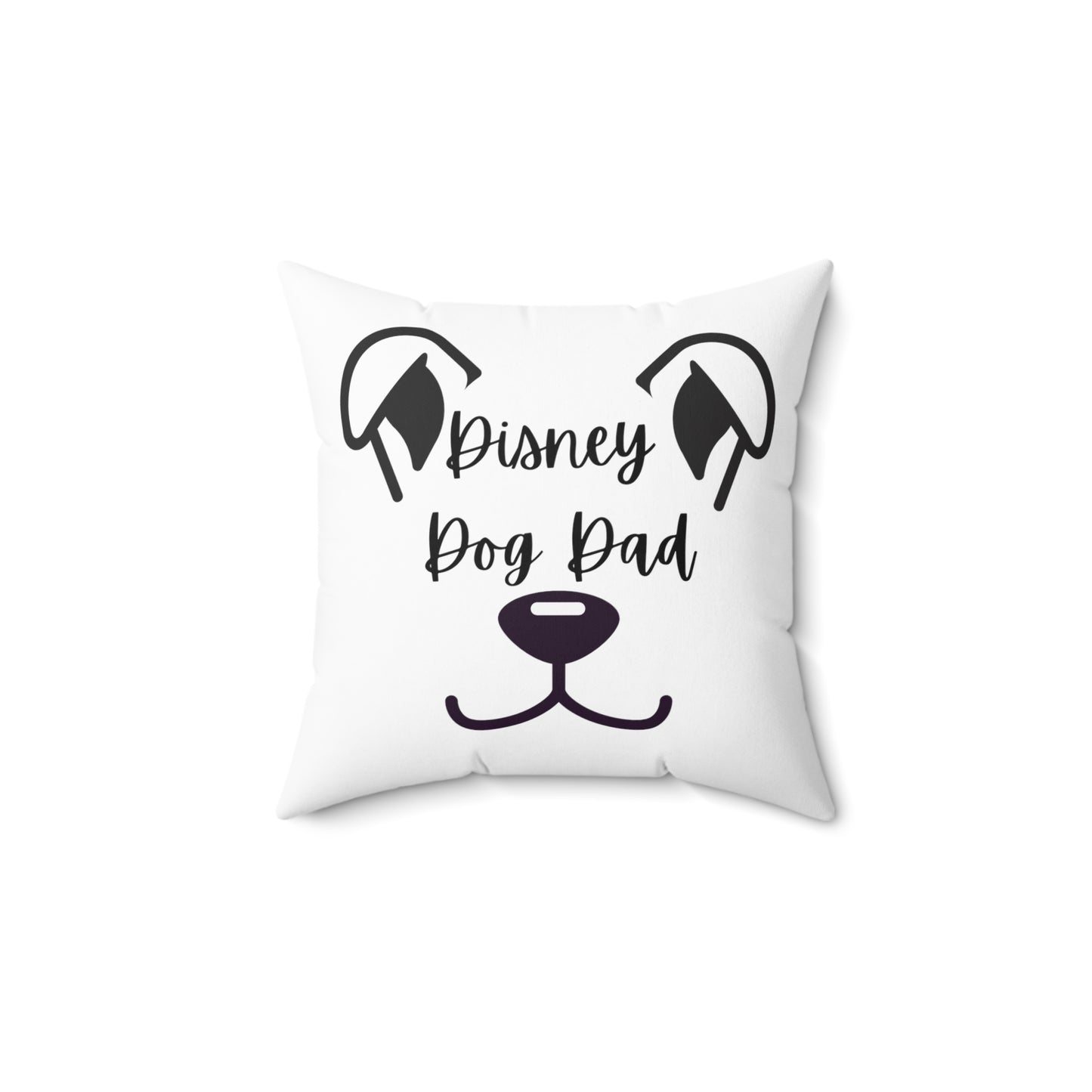 Disney Dog Dad Spun Polyester Square Pillow V3