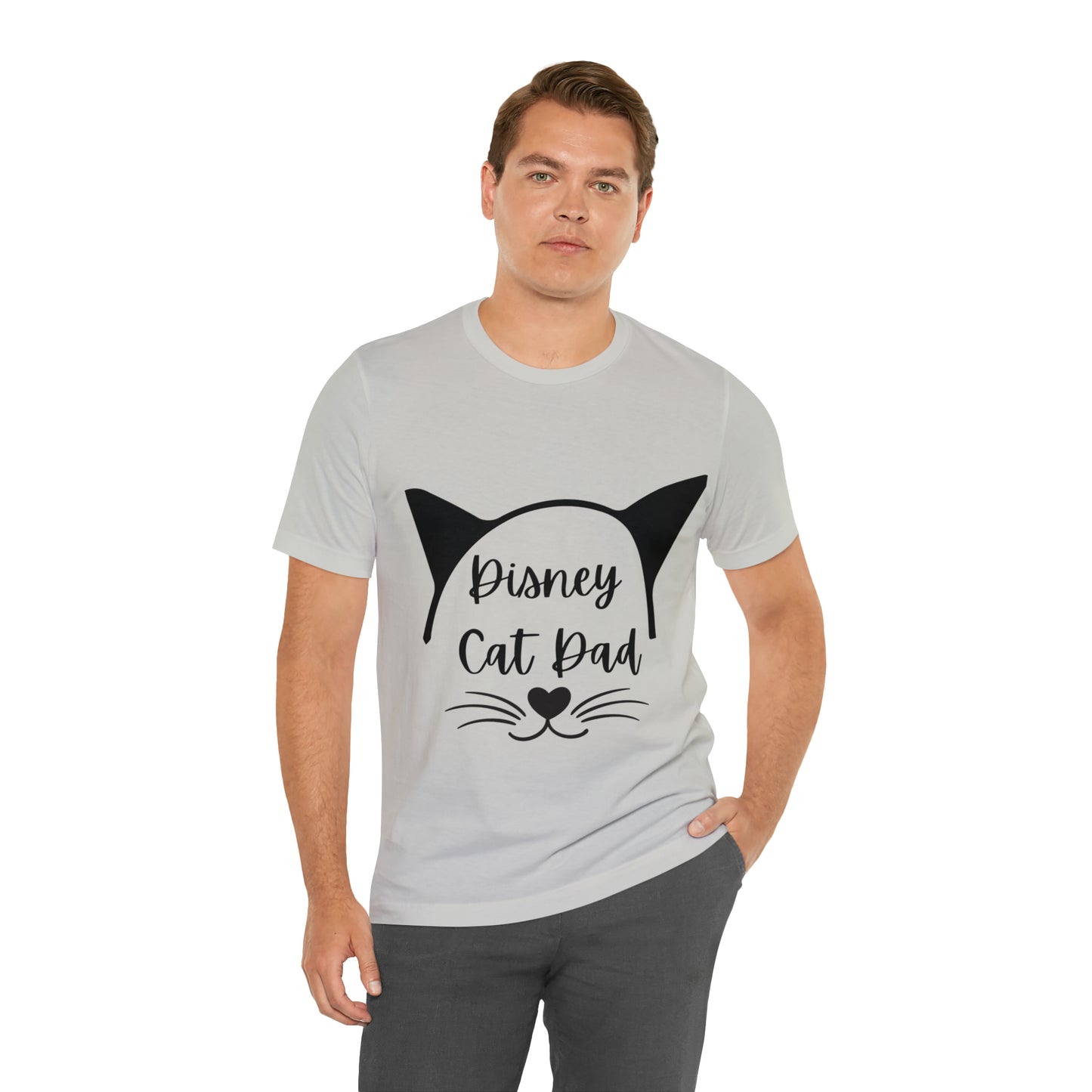 Disney Cat Dad Unisex Jersey Short Sleeve Tee