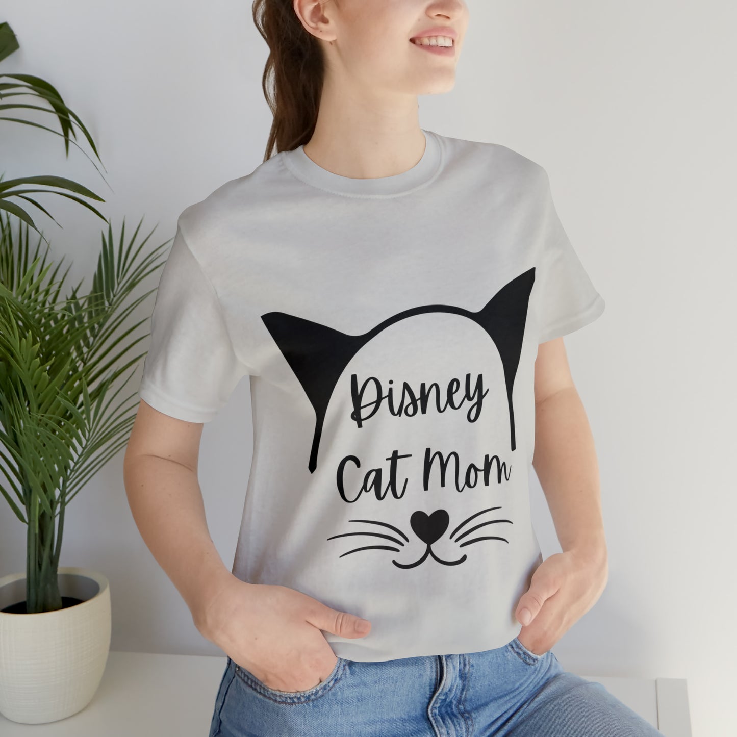 Disney Cat Mom Unisex Jersey Short Sleeve Tee