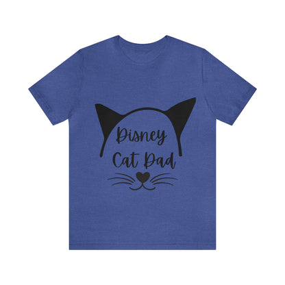 Disney Cat Dad Unisex Jersey Short Sleeve Tee